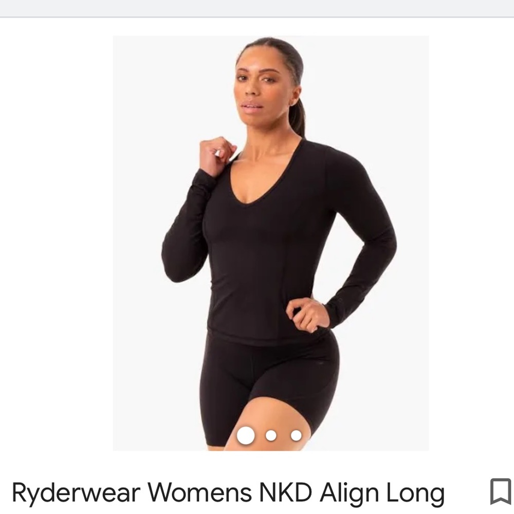 Ryderwear NKD ALIGN LONG SLEEVE TRAINING TOP